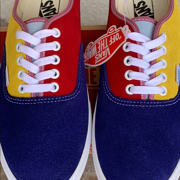 •VANS AUTHENTIC SUNSHINE Multi/True White Men’s - Picture 7 of 16